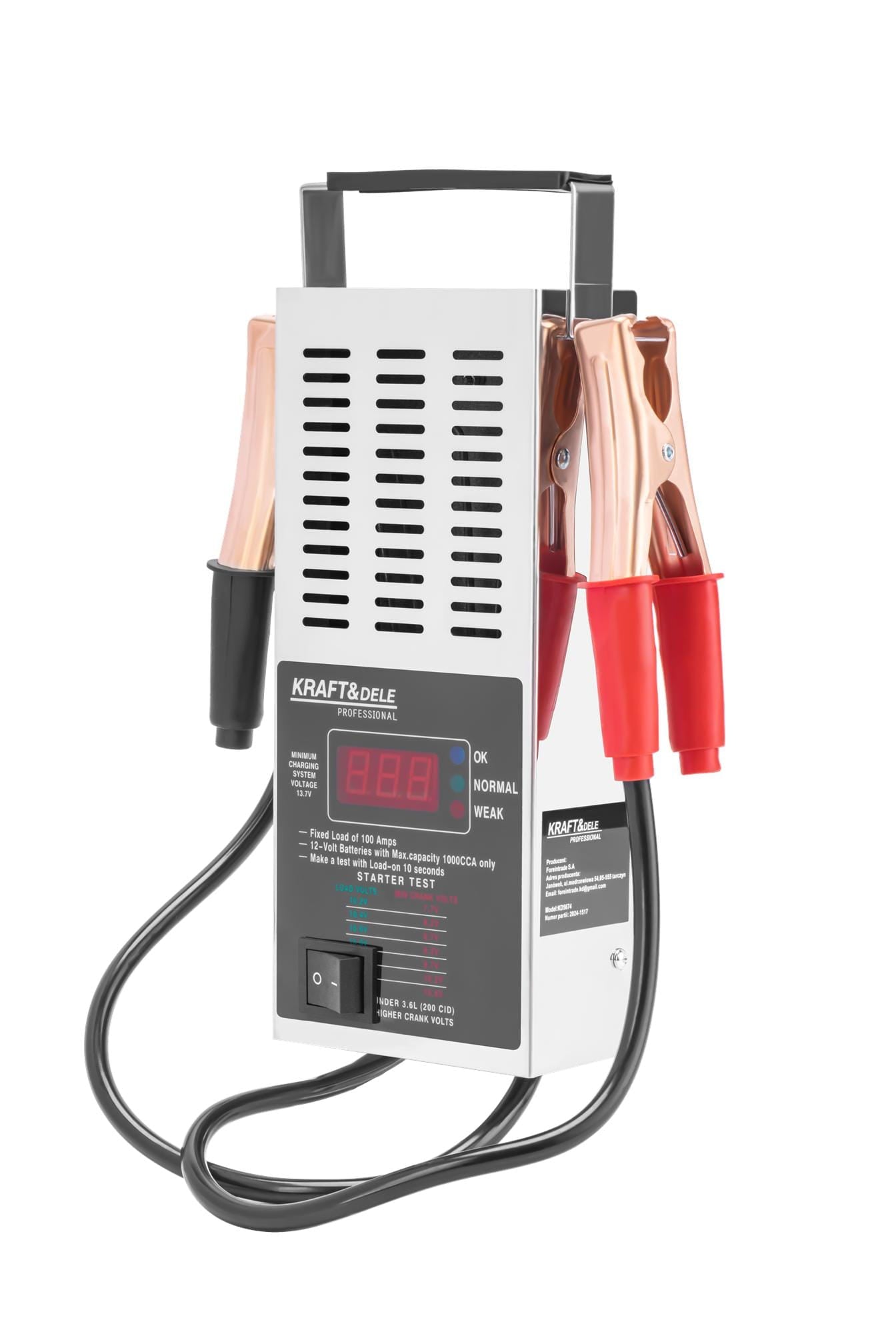 Digital tester for checking 12V batteries 150-1400A KD5674