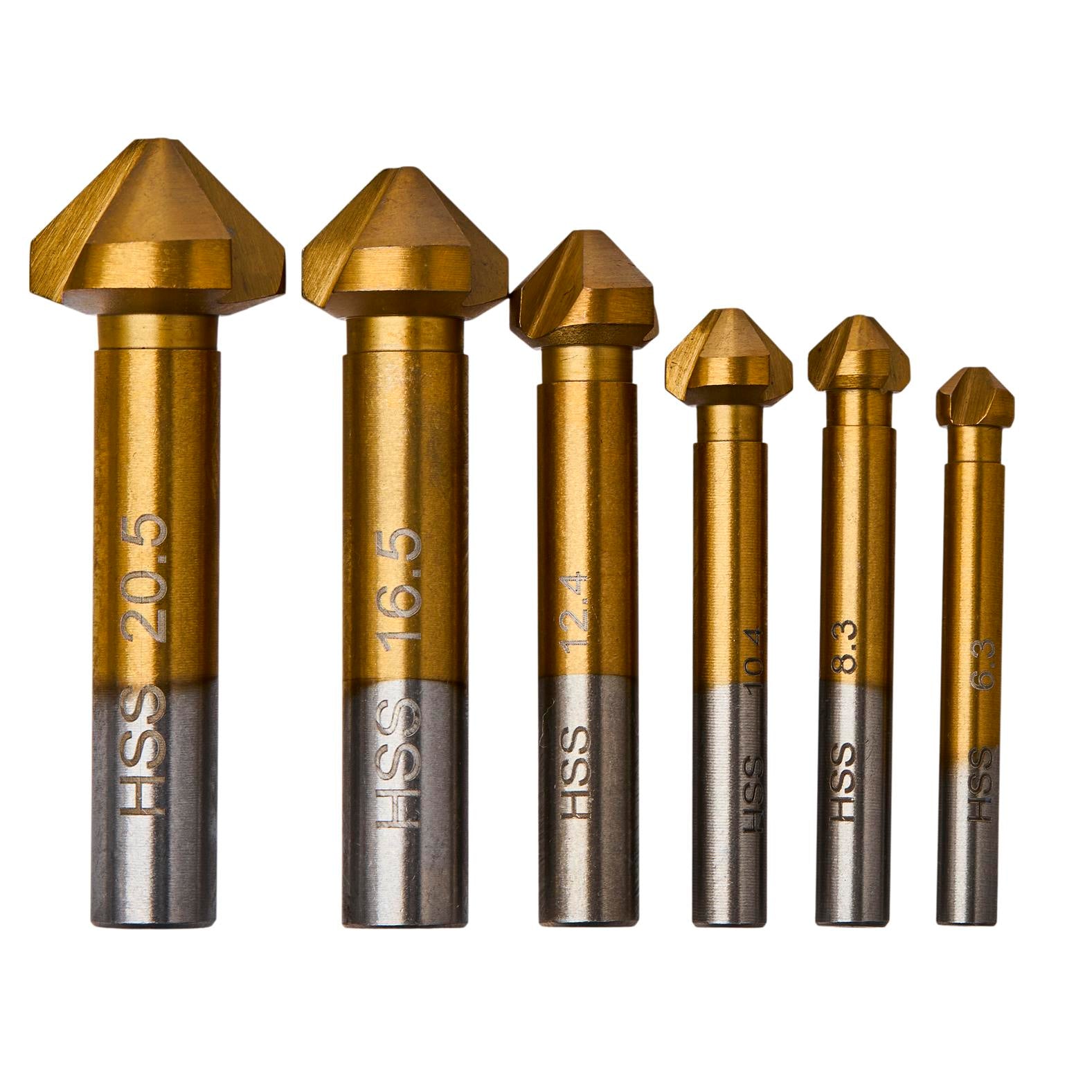 Set of 6 conical cutters wood cutters KD983