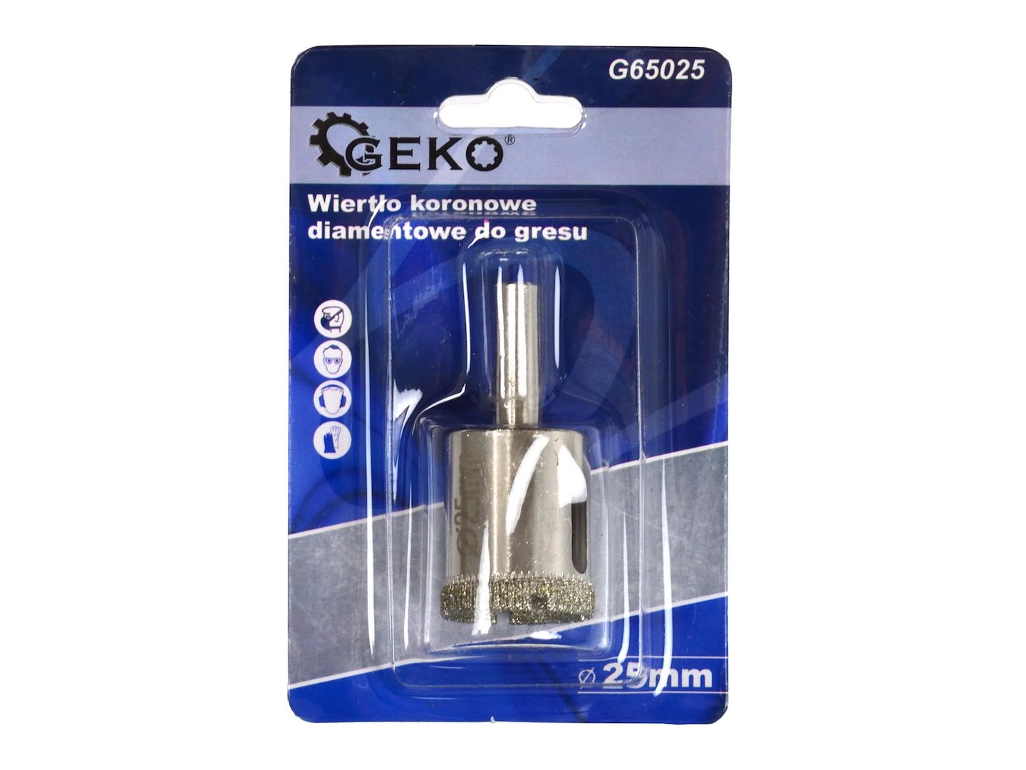 Diamond core drill for tiles, 25mm