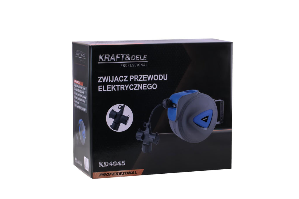 Extension cord with reel 3x1.5mm 10m KD4045