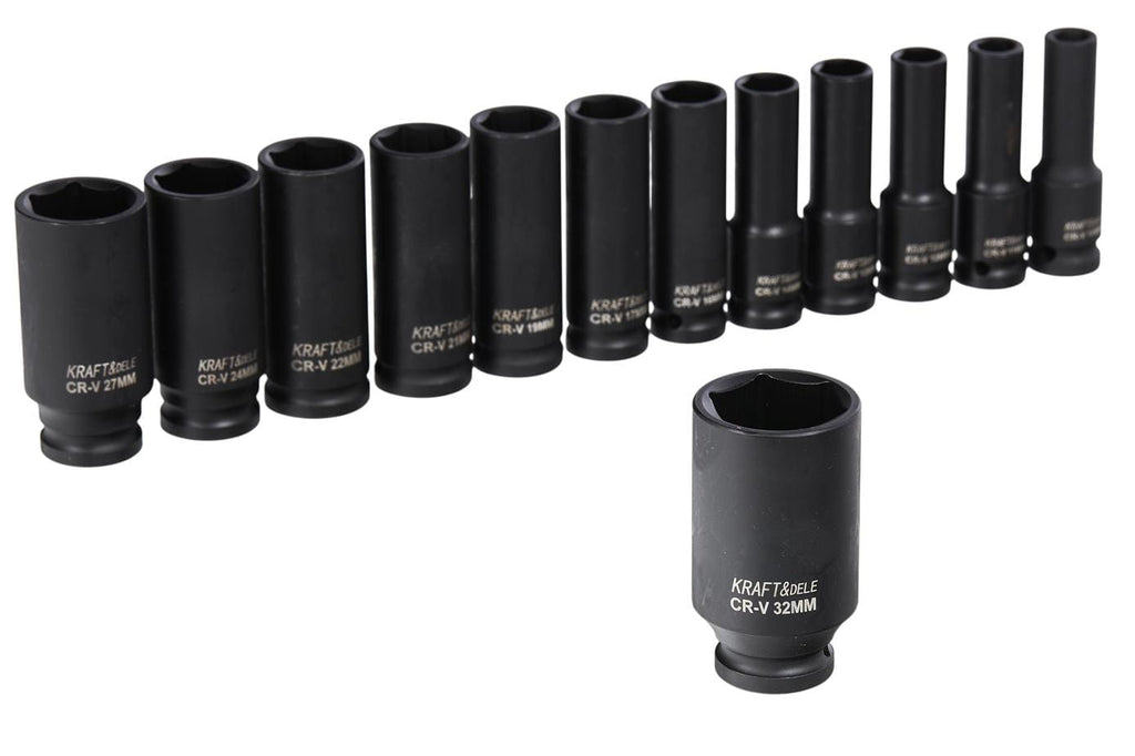 Impact Socket Set 1/2" 10-30mm KD10521