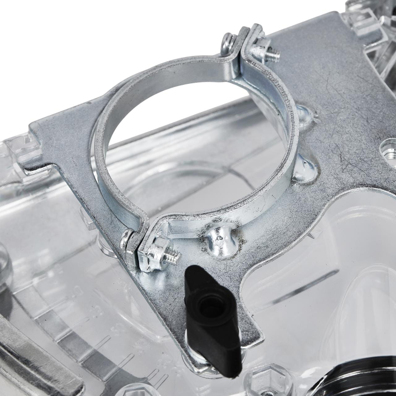 Dust extraction guard for groove grinder KD1978