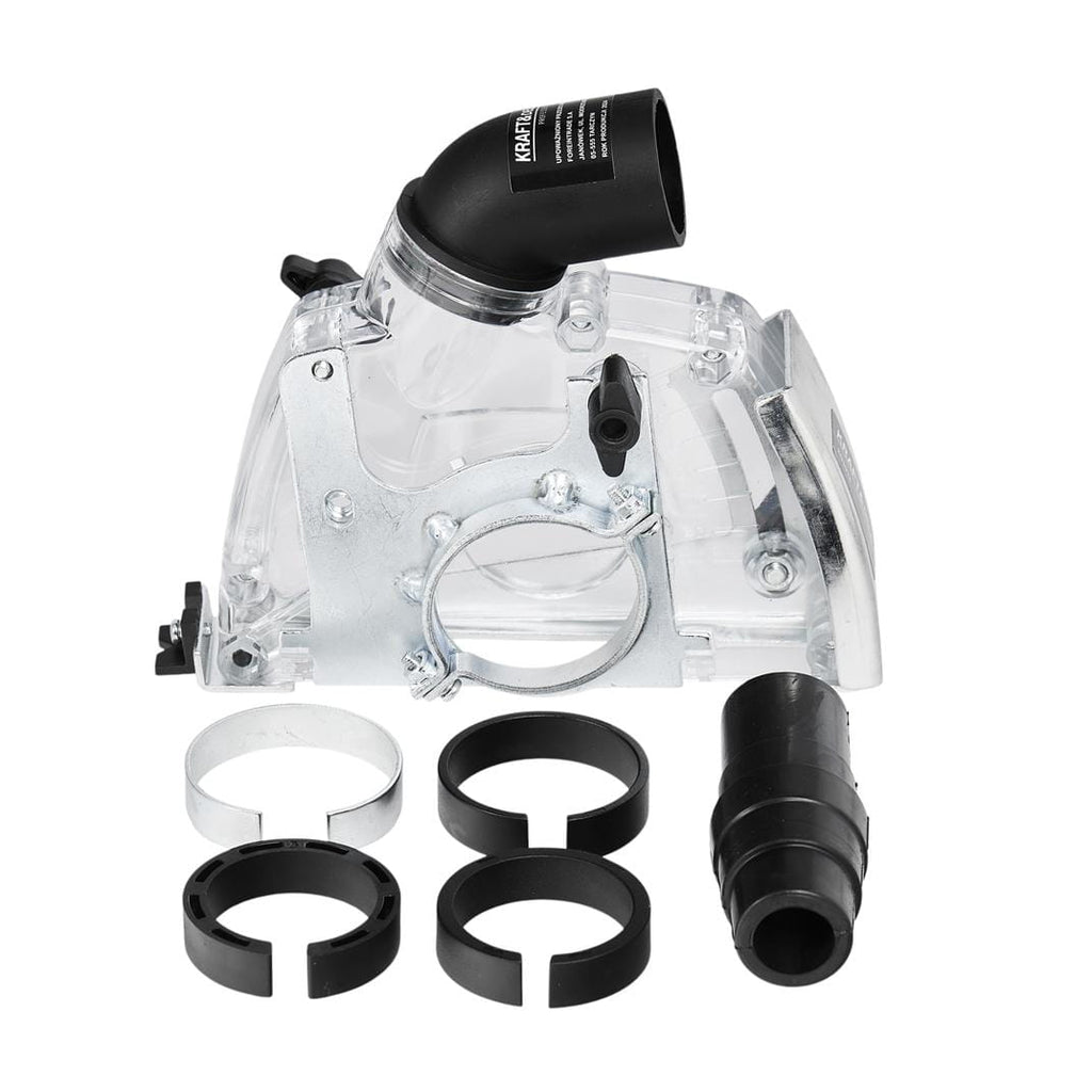 Dust extraction guard for groove grinder KD1978