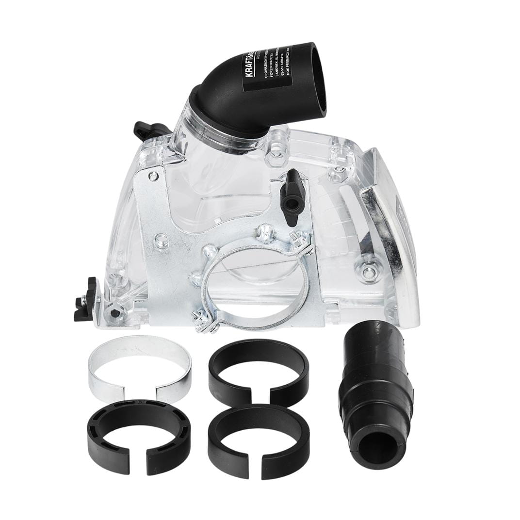 Dust extraction guard for groove grinder KD1978