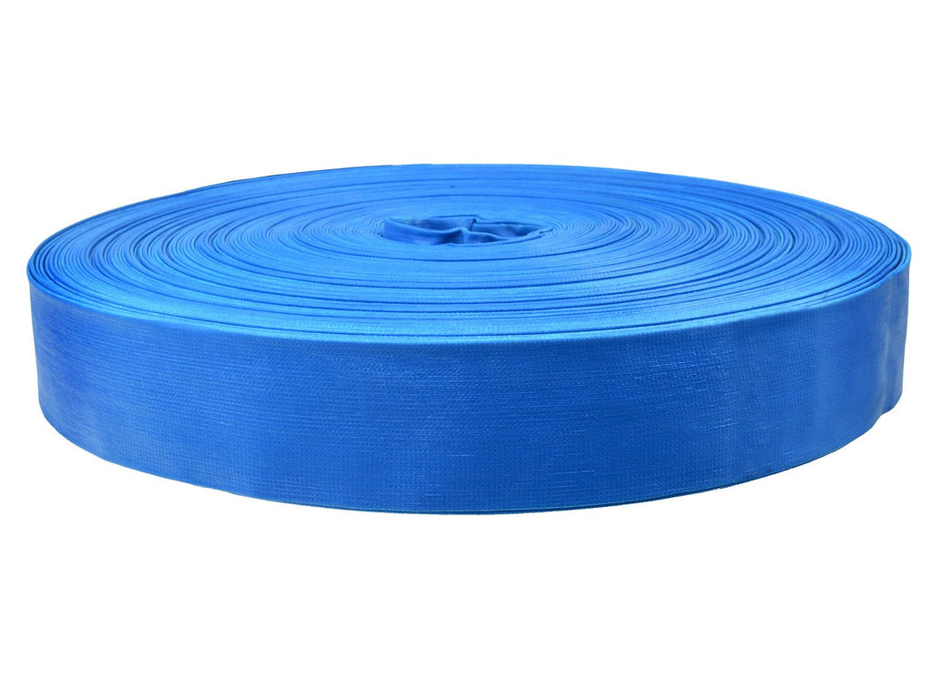 PVC Layflat Blue Hose 2" x 100m