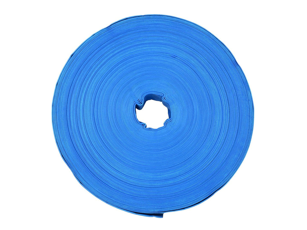 PVC Layflat Blue Hose 2" x 100m