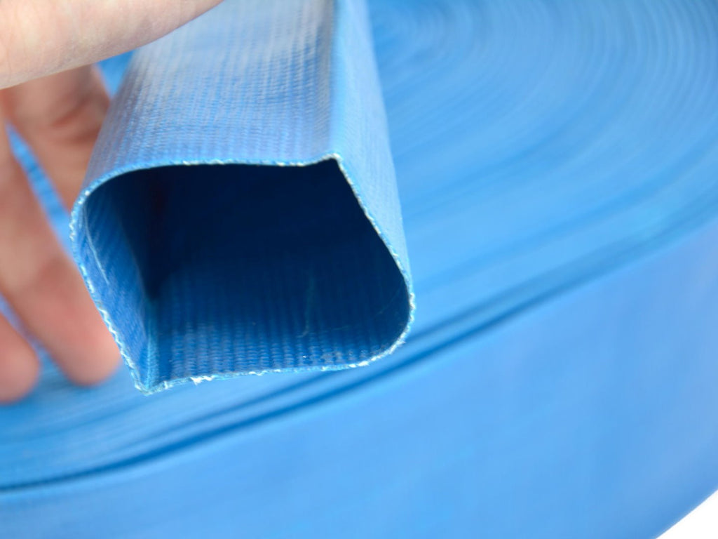 PVC blue layflat hose 2" 30 m