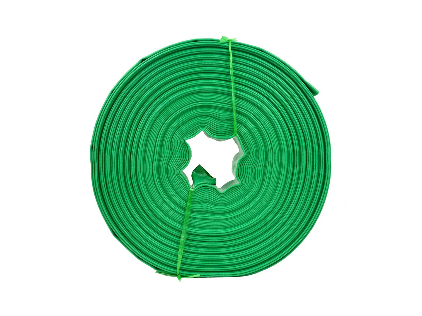 Non-smelling green PVC lay hose 2" * 50 m