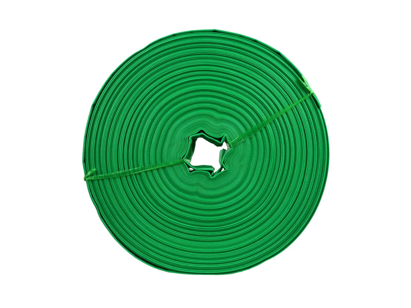 Non-smelling green PVC lay hose 2"*100m