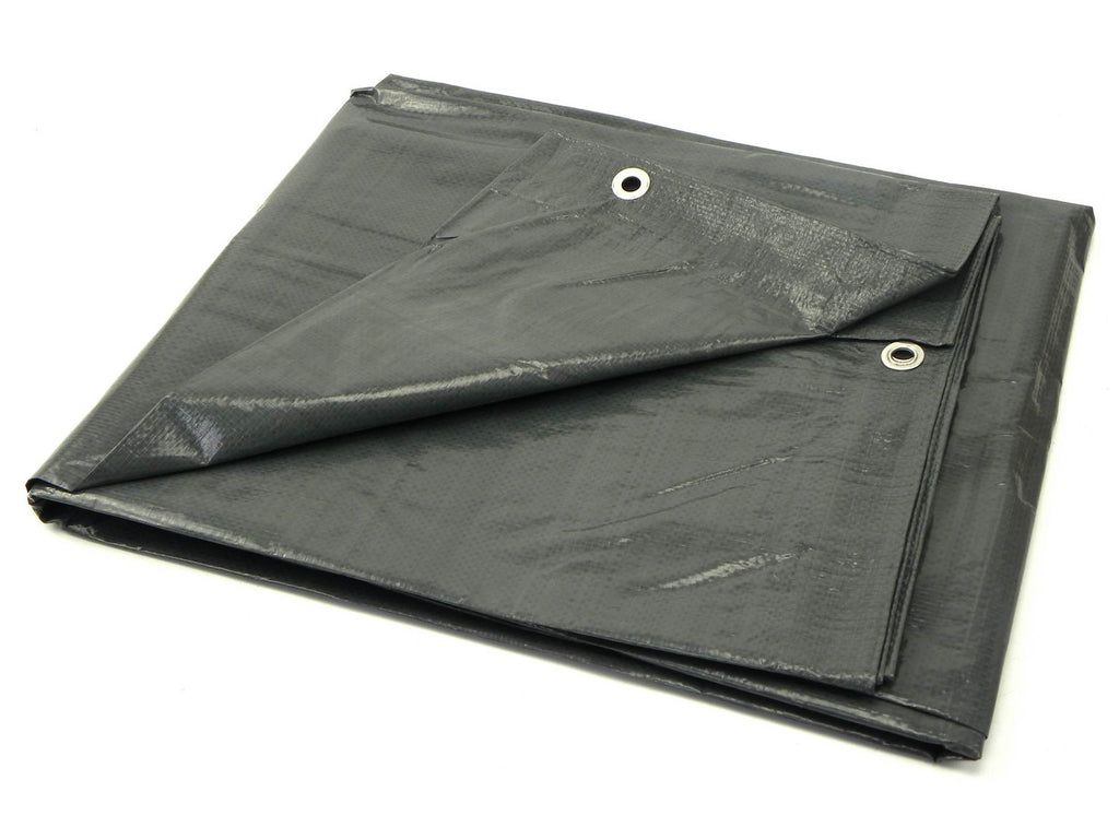 PE Tarpaulin 15x16m Mega Thick Grey 120gsm