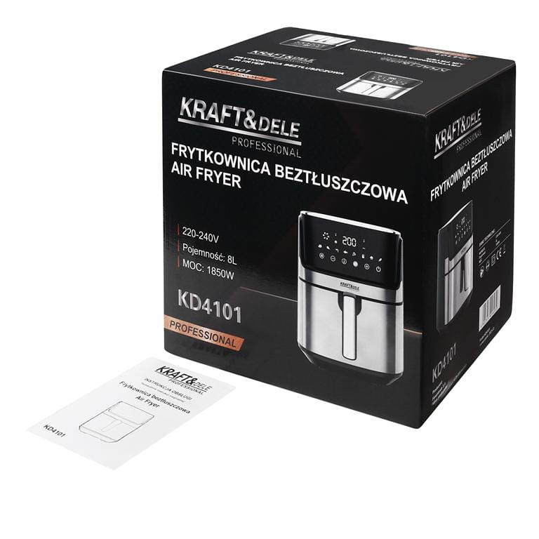 Õlivaba fritüür 8L KRAFT&DELE KD4101 1850W