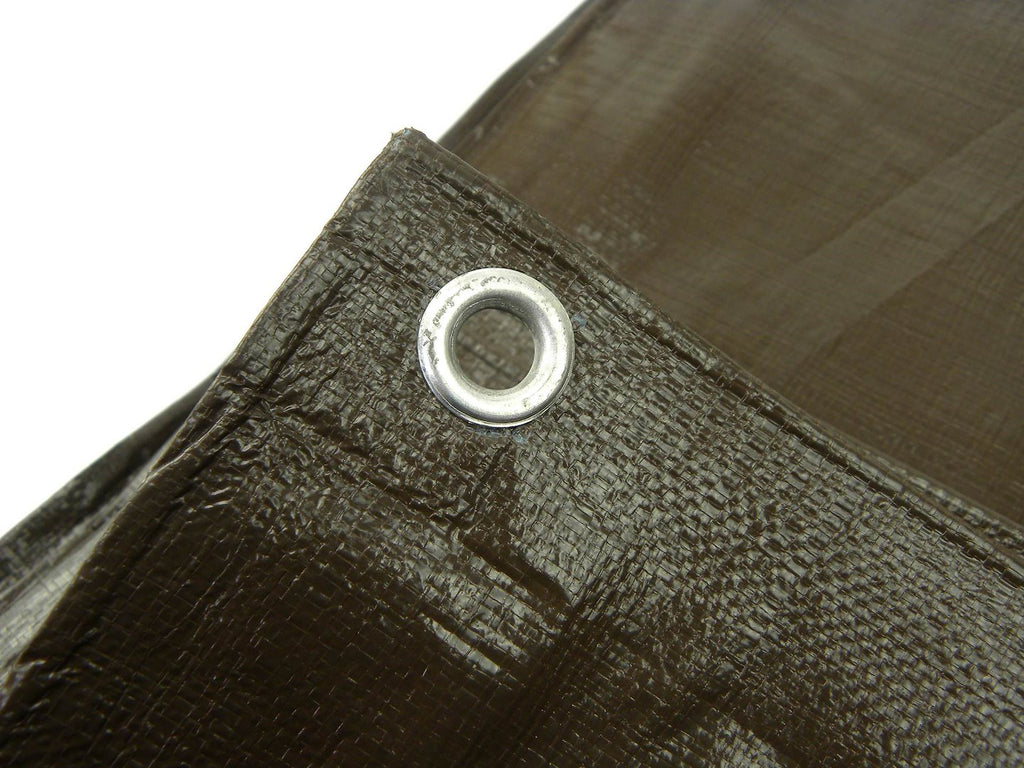 PE Tarpaulin Sheet 12x18m Brown / Super Thick