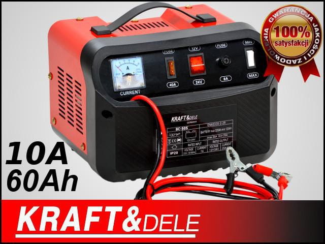 Autode akulaadija 12V 24V 10A 60Ah KD1905