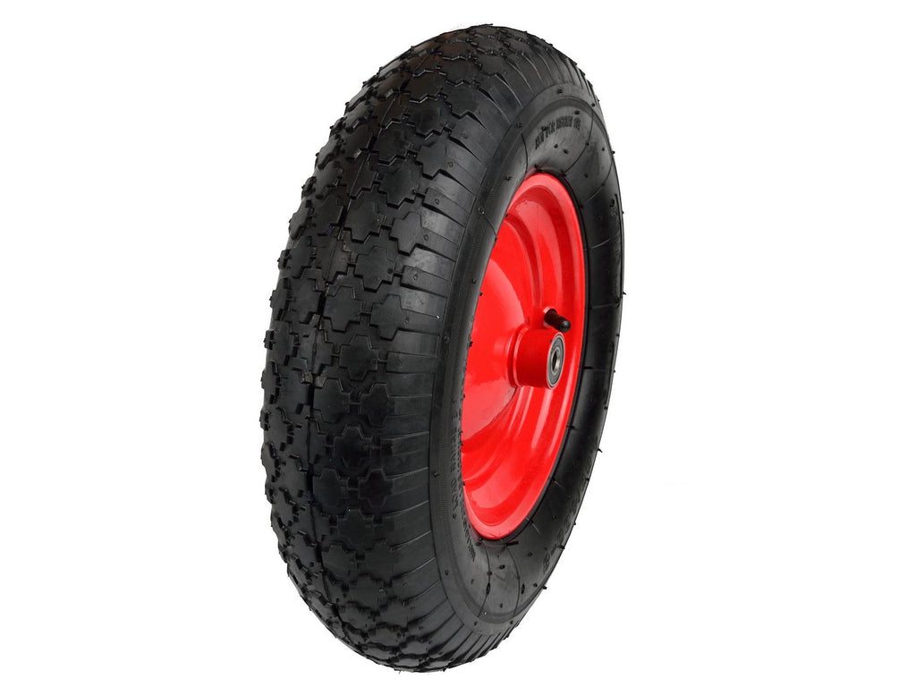 Rubber Wheel 4.00-8 2PR (red rim)