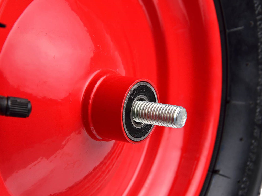 Rubber Wheel 4.00-8 2PR (red rim)