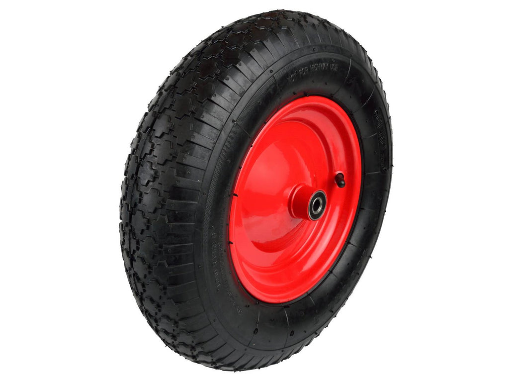 Rubber Wheel 4.00-8 2PR (red rim)