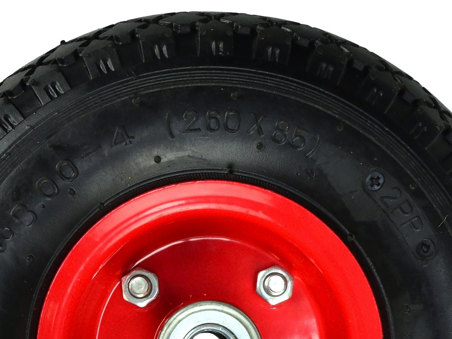 Pneumatic Trolley Wheel 3.00-4 / 2PR