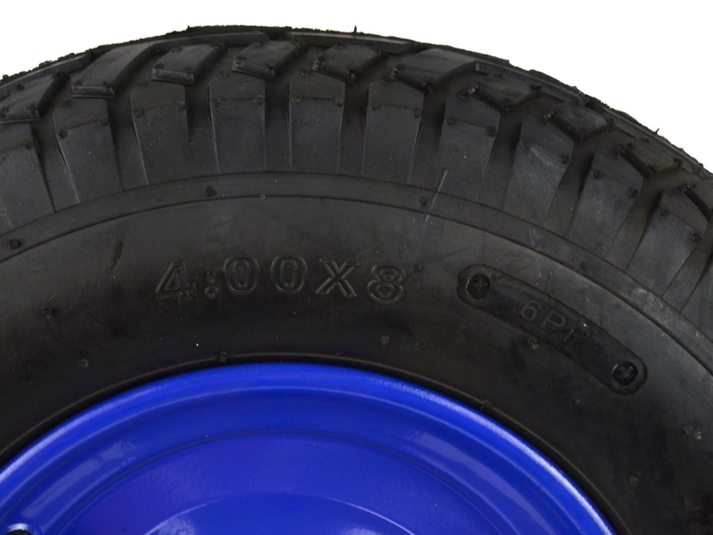Blue New Wheel 4.00-8 6PR with Axle