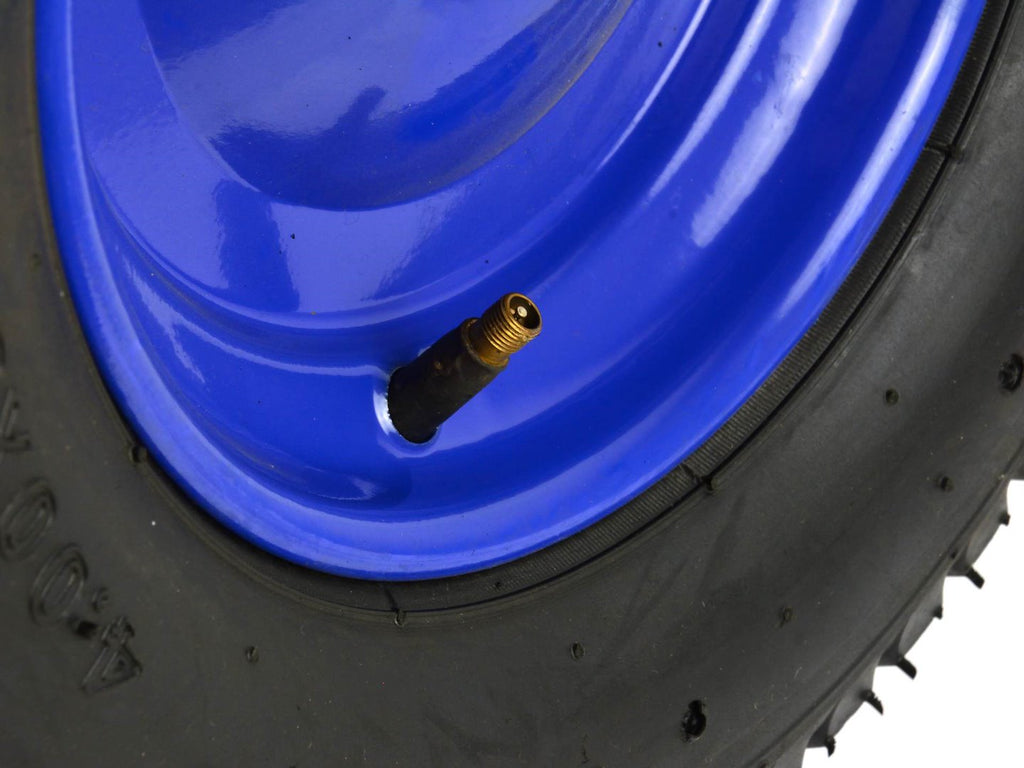 Blue New Wheel 4.00-8 6PR with Axle