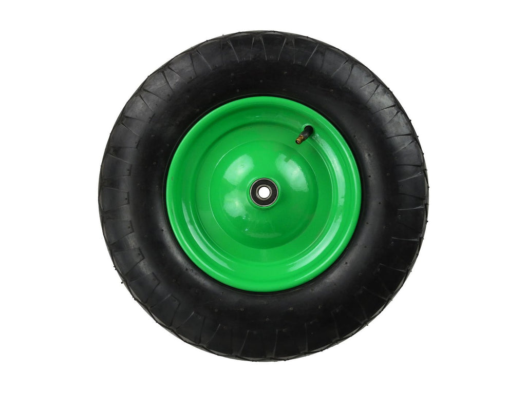 Rubber wheel 4.00-8 4PR (green rim)