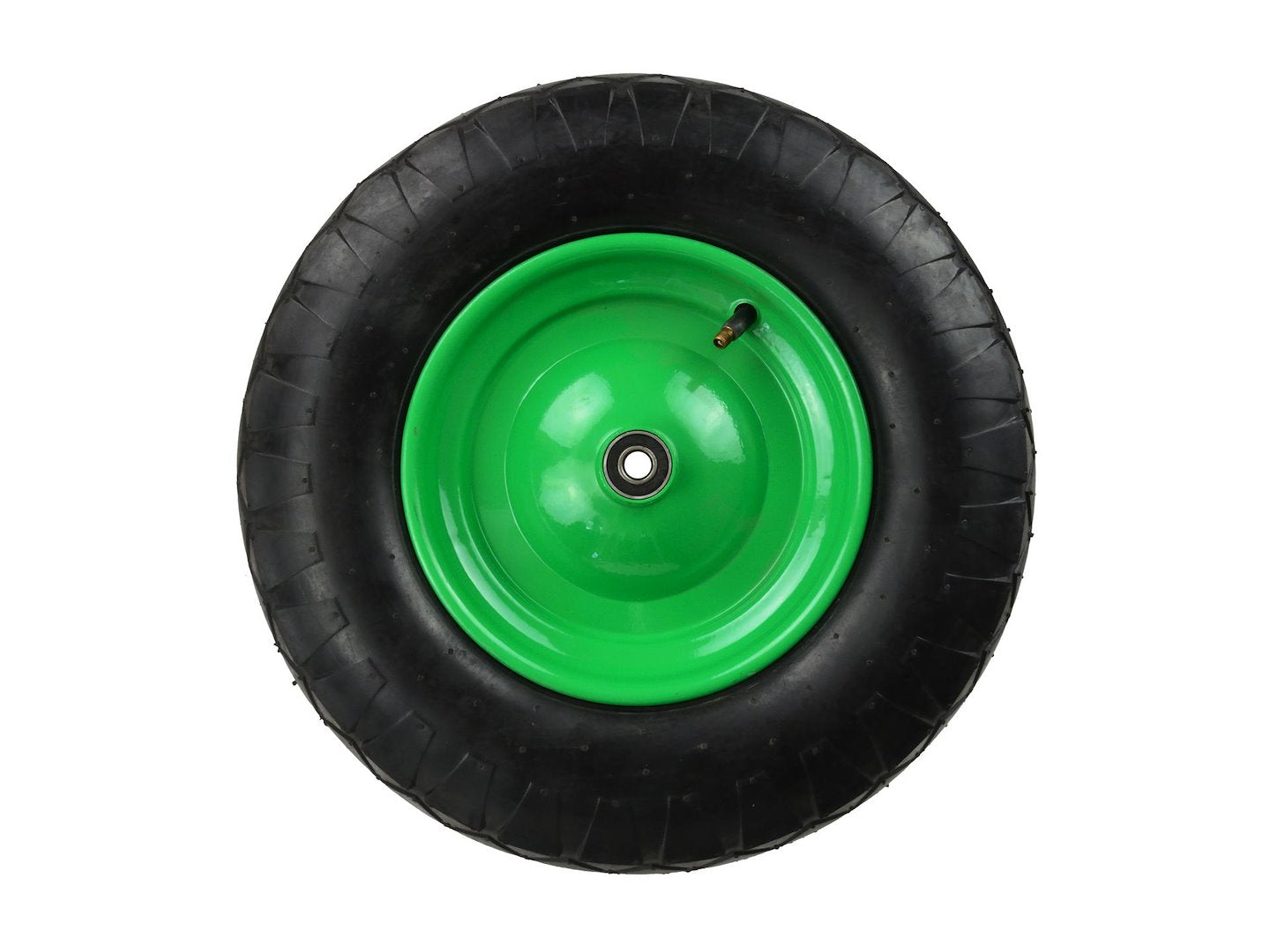 Rubber wheel 4.00-8 4PR (green rim)