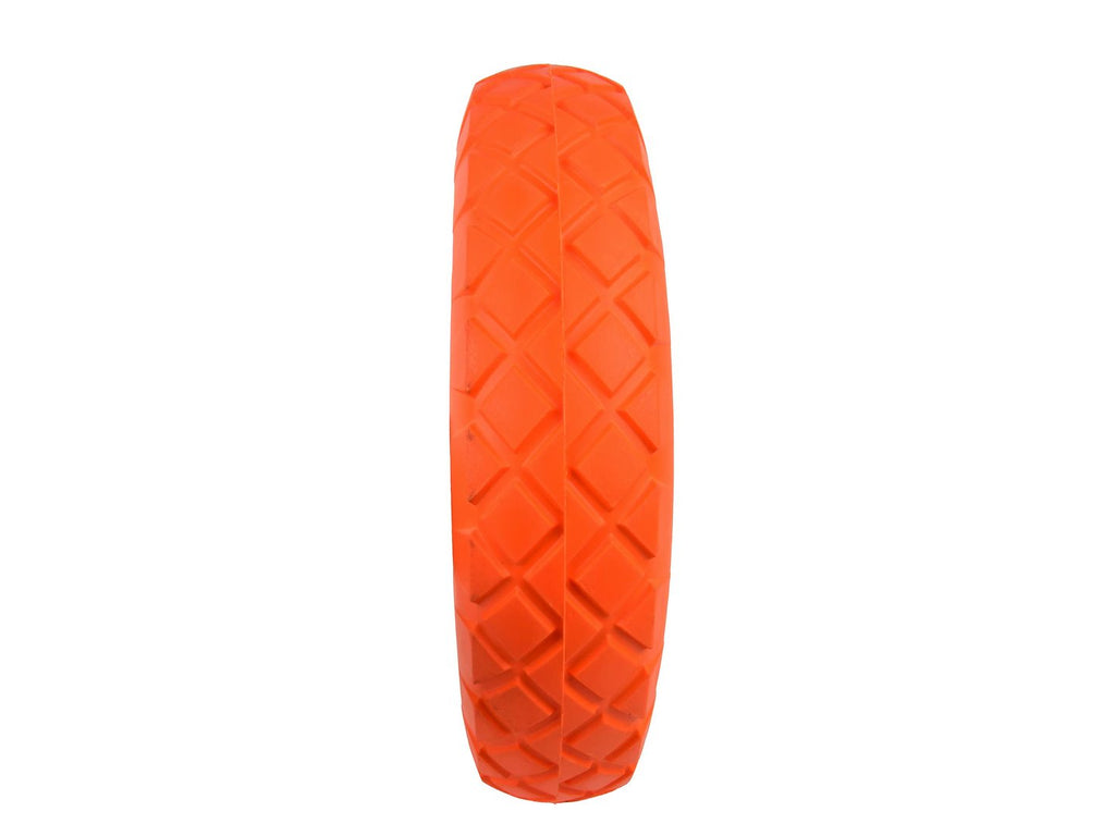 PU Orange Wheel 4.00-8 with Blue Rim