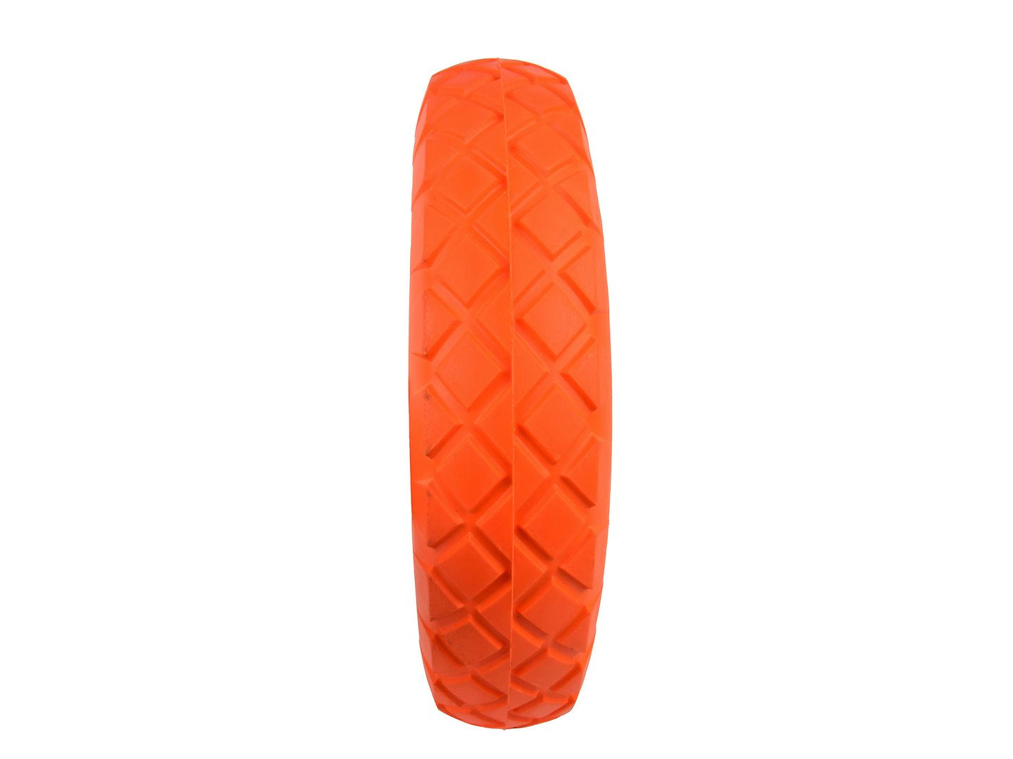 PU Orange Wheel 4.00-8 with Blue Rim