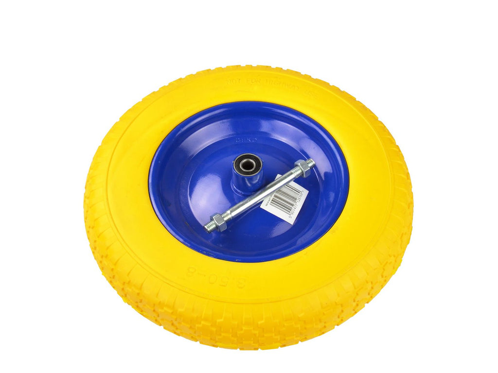 PU Wheel 3,50-8 Yellow