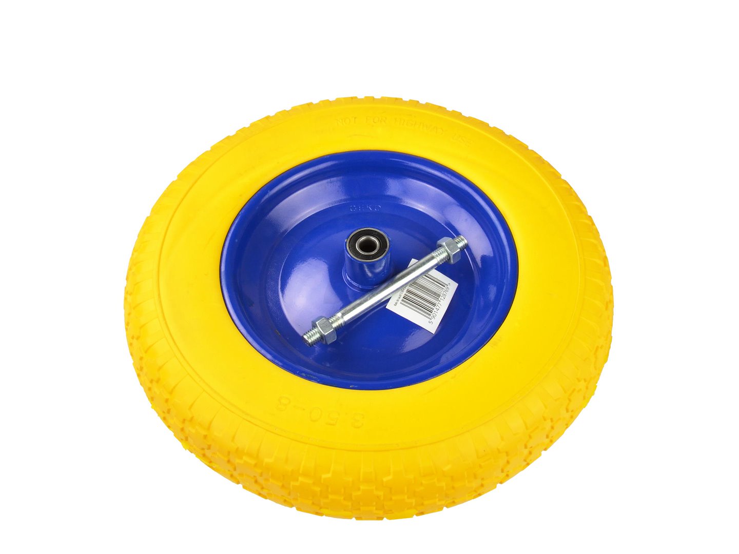 PU Wheel 3,50-8 Yellow