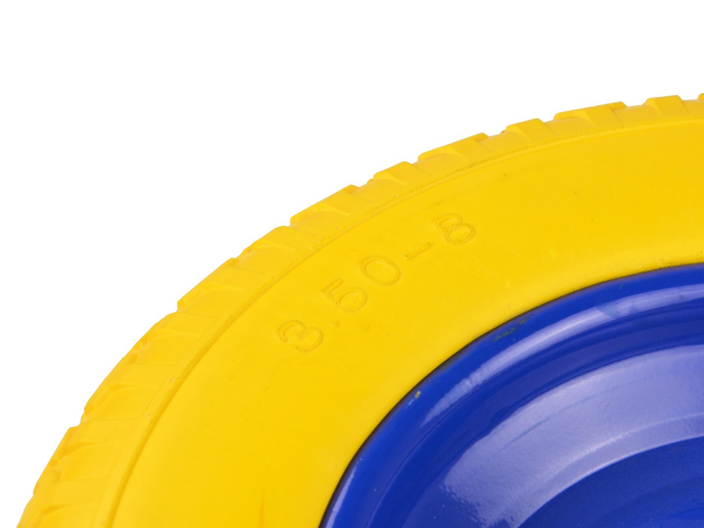 PU Wheel 3,50-8 Yellow