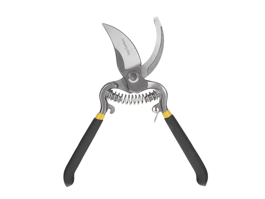 By-pass pruning shear with spring and lock, drop 200 mm