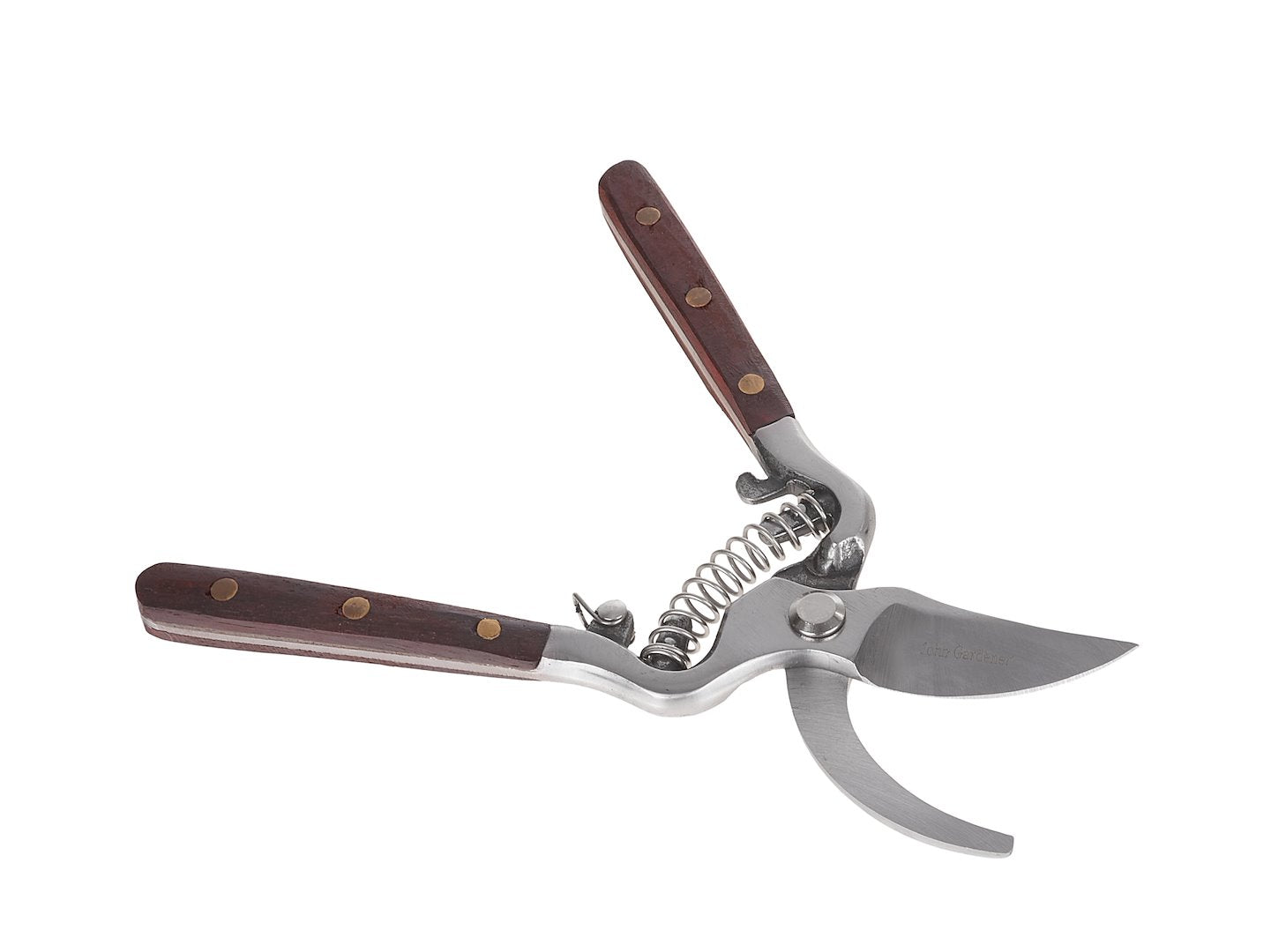 200 mm by-pass pruning shear drop /wooden handle/