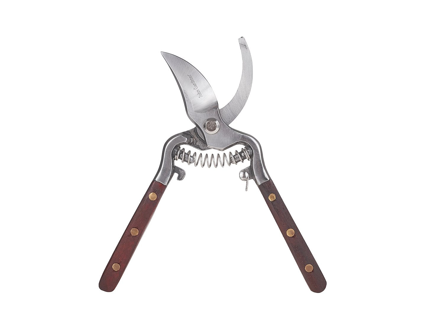 200 mm by-pass pruning shear drop /wooden handle/