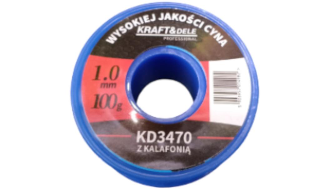 SOLDER WIRE WITH ROSIN 1MM 100G KD3470