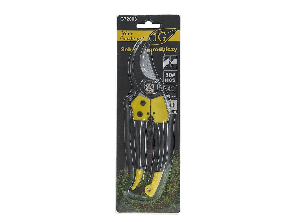 200 mm by-pass pruning shear with plastic handle