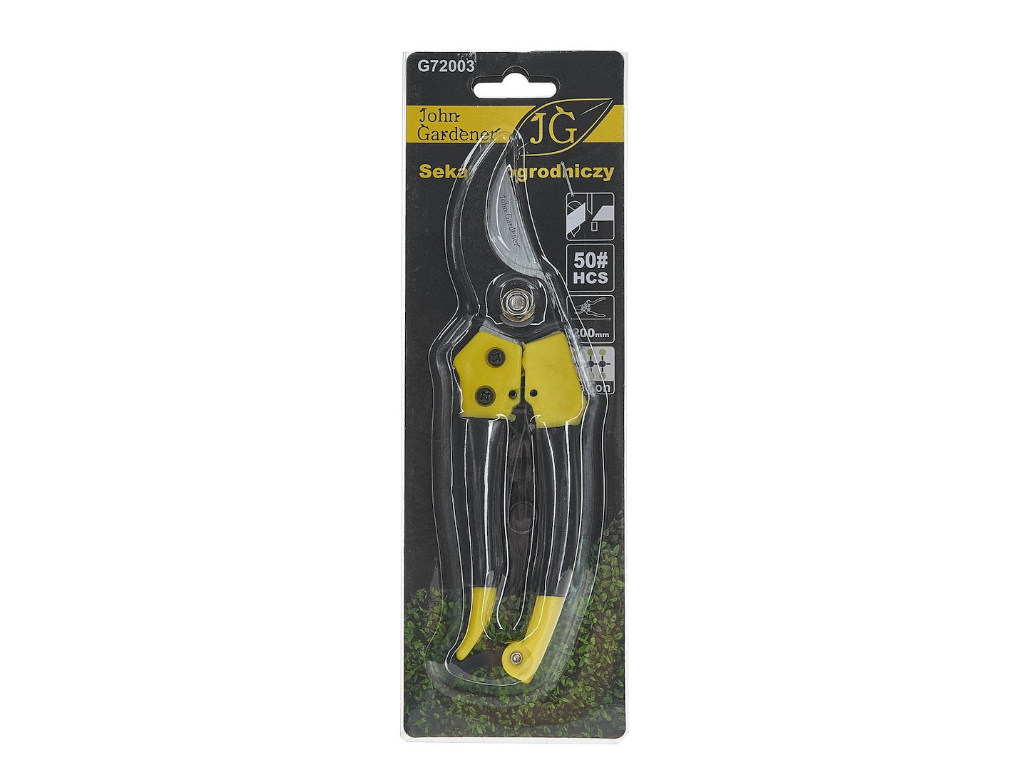 200 mm by-pass pruning shear with plastic handle