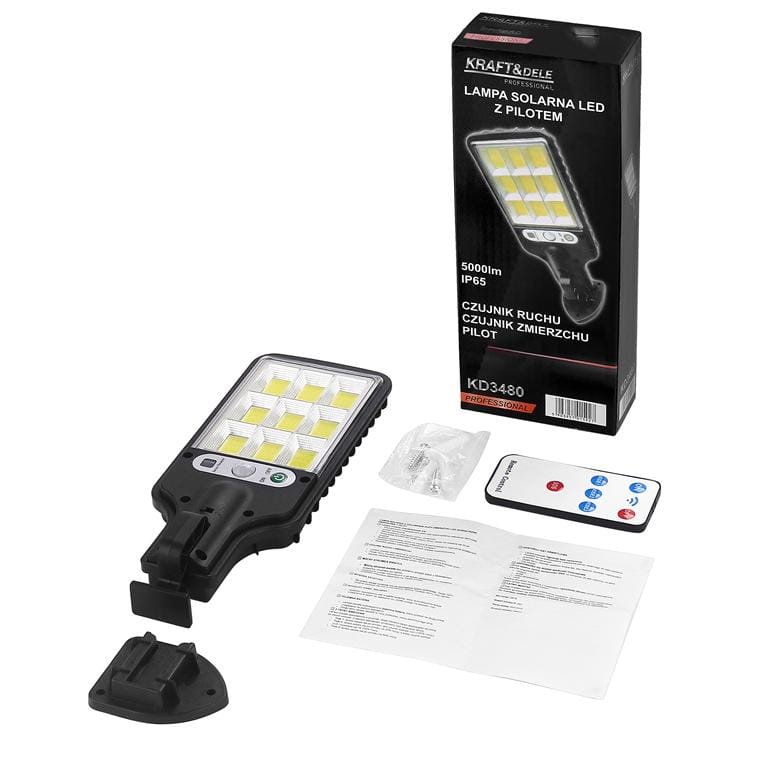 LED SOLAR LAMP WITH REMOTE KD3480