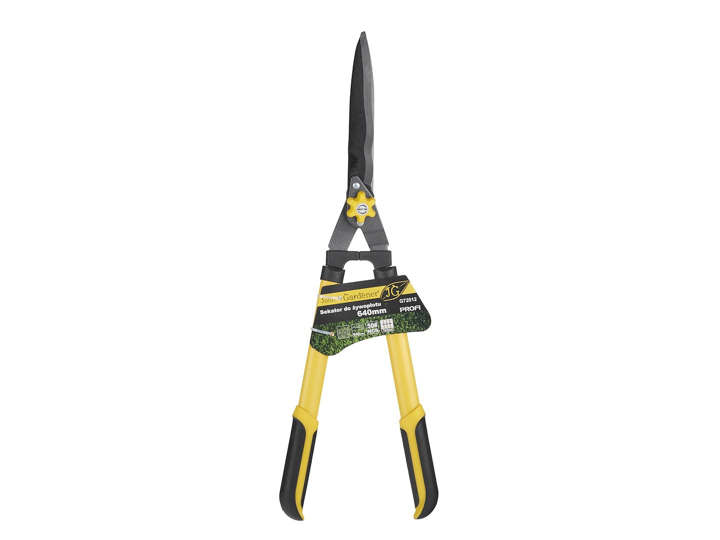 Hedge shear 600 mm with adjustable screw wave blade