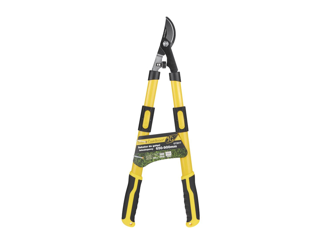 Telescopic by-pass lopping shear, small blade with stop, 650-975 mm