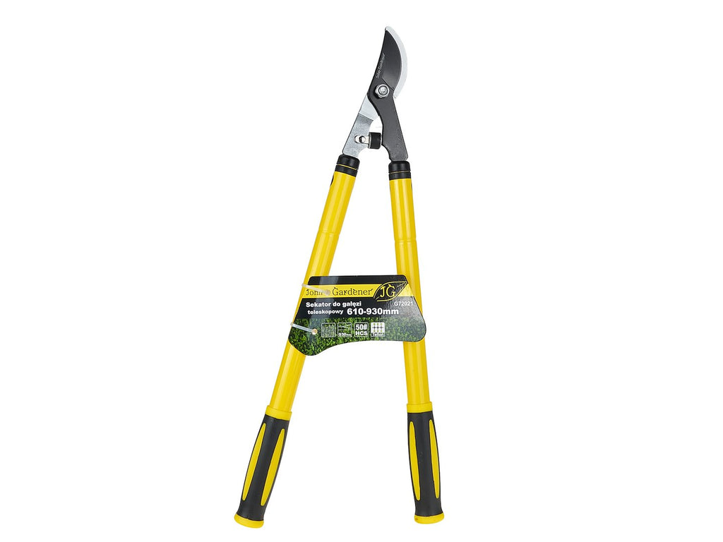 Telescopic by-pass lopping shear, small blade with stop, 675 - 1025 mm