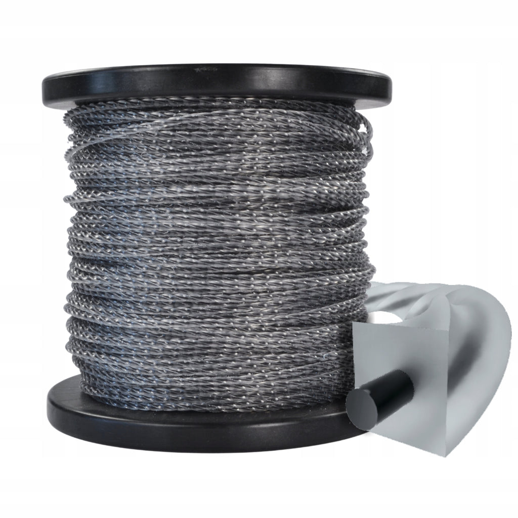 Tugevdatud 2,4mm x 100m professionaalne vastupidav trimmerijõhv