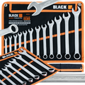12pc Set of Open-End and Ring Wrenches 6-22mm CR (B30)
