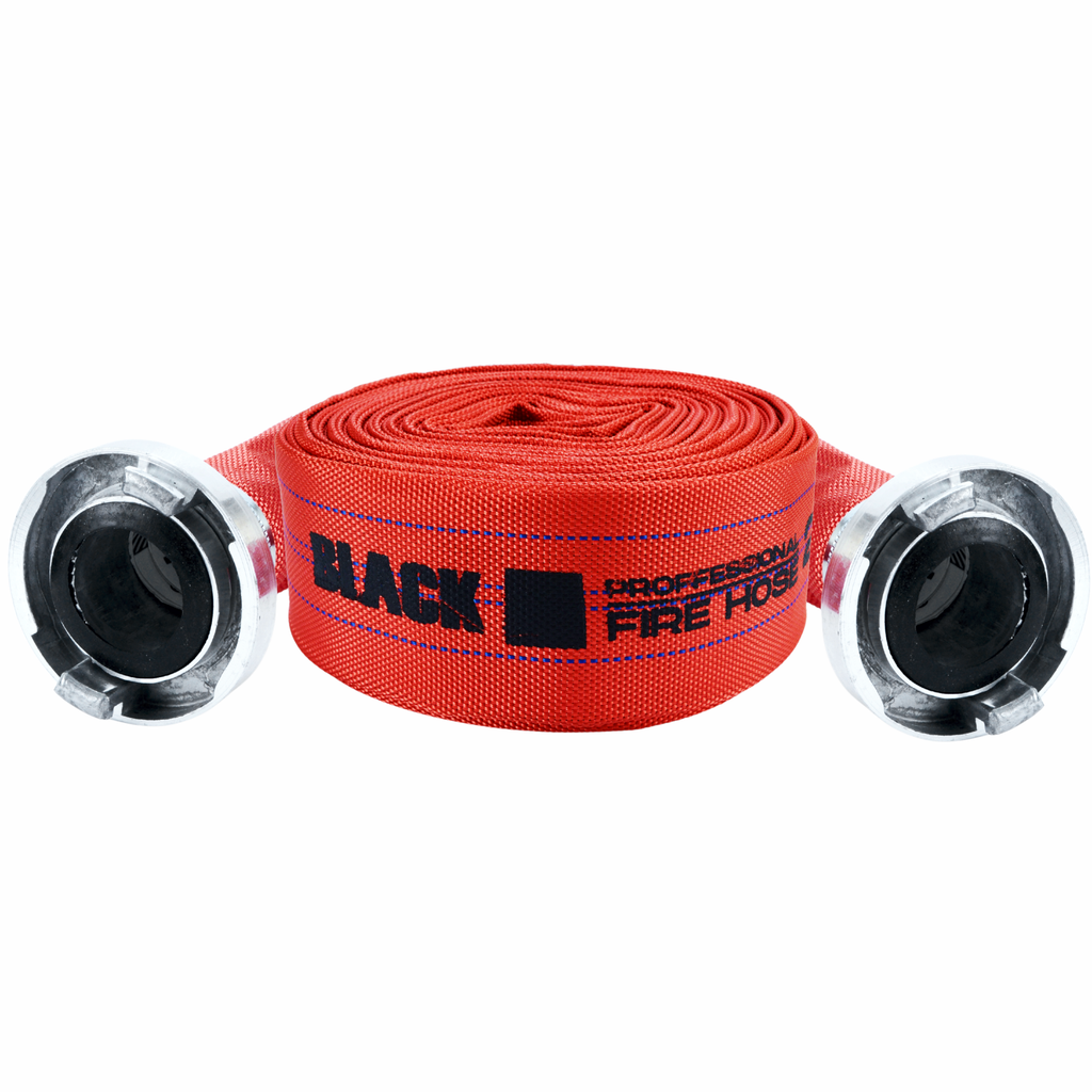 Fire Hose Canvas for Water Pump Septic Tank 1" 30m 8 Bar with Quick Couplings