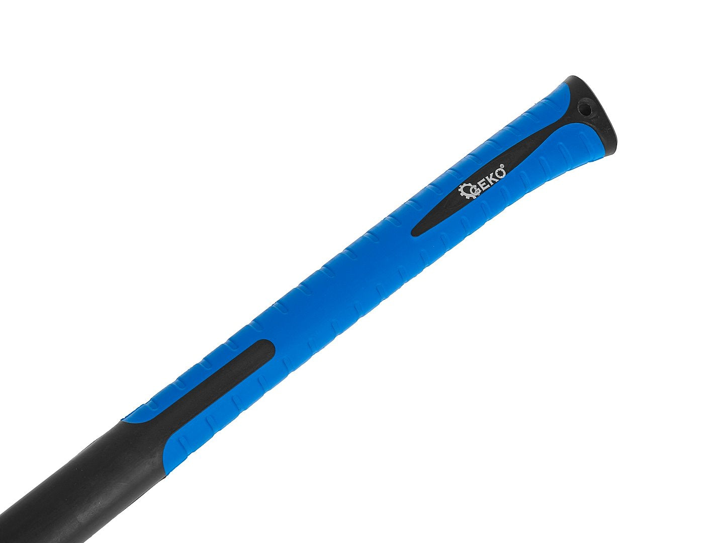 Wood splitting axe, 3-step injection, PP + TPR-coated, fiberglass handle, 2 kg
