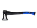 Wood splitting axe, 3-step injection, PP+TPR-coated, fiberglass handle, 1kg