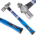 Ball-peen Hammer 225 g with Fiberglass TPR Handle GEKO Premium
