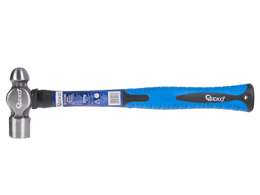 Ball-peen Hammer 225 g with Fiberglass TPR Handle GEKO Premium