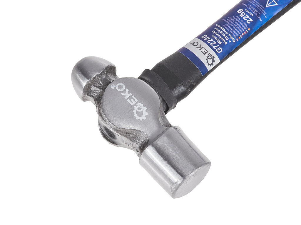 Ball-peen Hammer 225 g with Fiberglass TPR Handle GEKO Premium