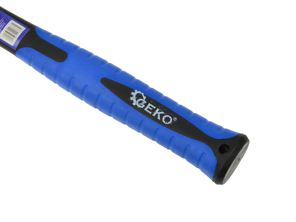 GEKO Premium Brick Hammer, 600 g, Fiberglass TPR Handle