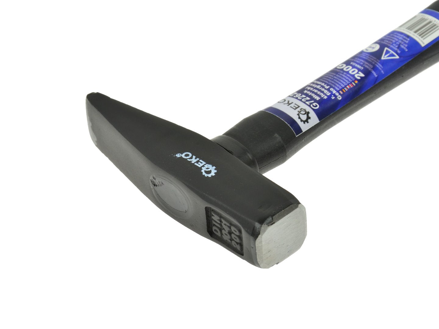 Machinist Hammer 200 g with Fiberglass TPR Handle — GEKO Premium